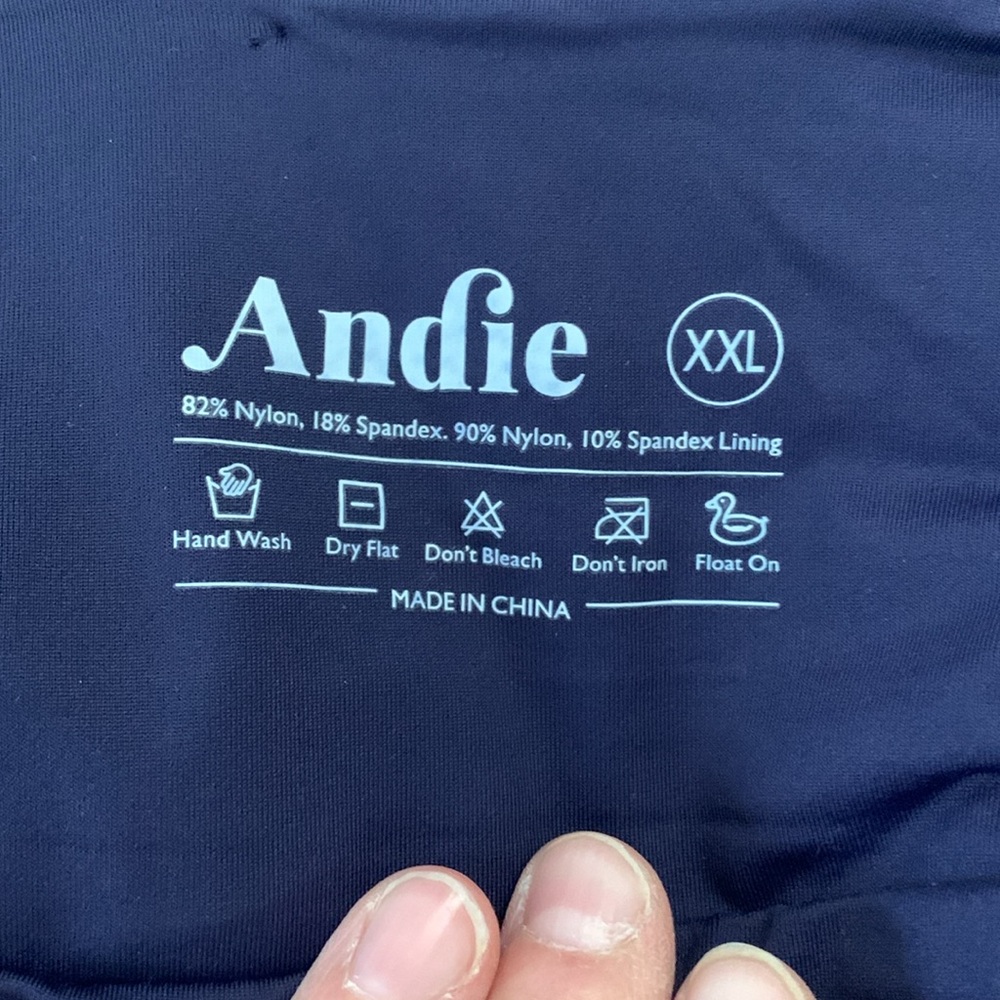 Andie Women's Navy One Piece Swimsuit - Picture 5 of 10